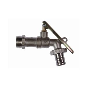 Brass Nickle Plated Lockable Bibtap